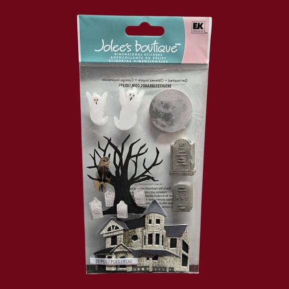 Halloween Stickers: Jolee's 2012 Haunted House, Happy Halloween, Orange Alphabet - Picture 7 of 8